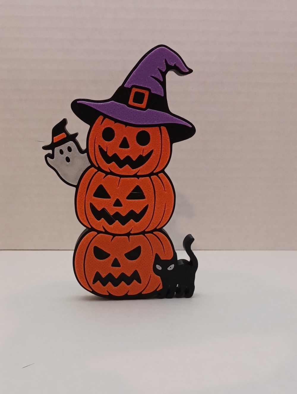 Purple Witch Hat Pumpkin Stack Kids Costume Accessory